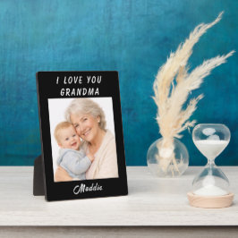 Placa Expositora I Love You Grandma photo| Grandparents Day