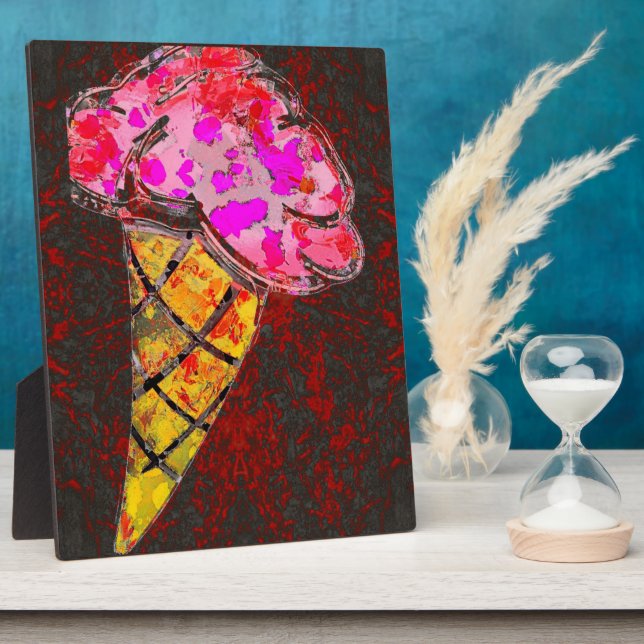 Placa Expositora Ice Cream Cone Plaque (Lado)