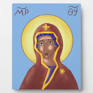 Placa Expositora Icon of the Mother of God 