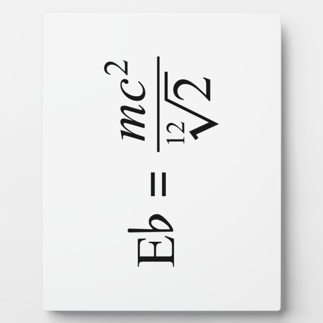 Placa Expositora Ideal for the Music and Science geek! (Frente)