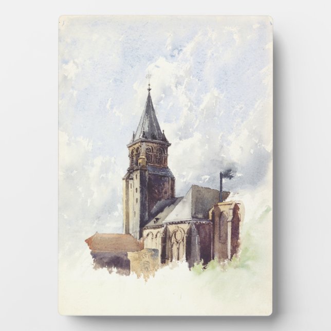 Placa Expositora Iglesia de Saint Germain des Pres París (Frente)