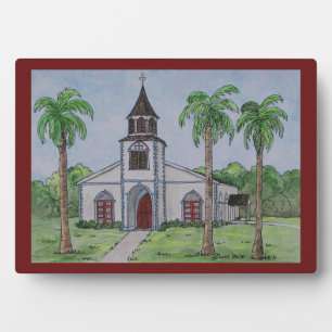 Placa Expositora Iglesia en Runaway Bay, Jamaica