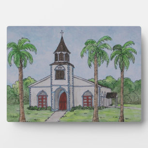 Placa Expositora Iglesia en Runaway Bay, Jamaica