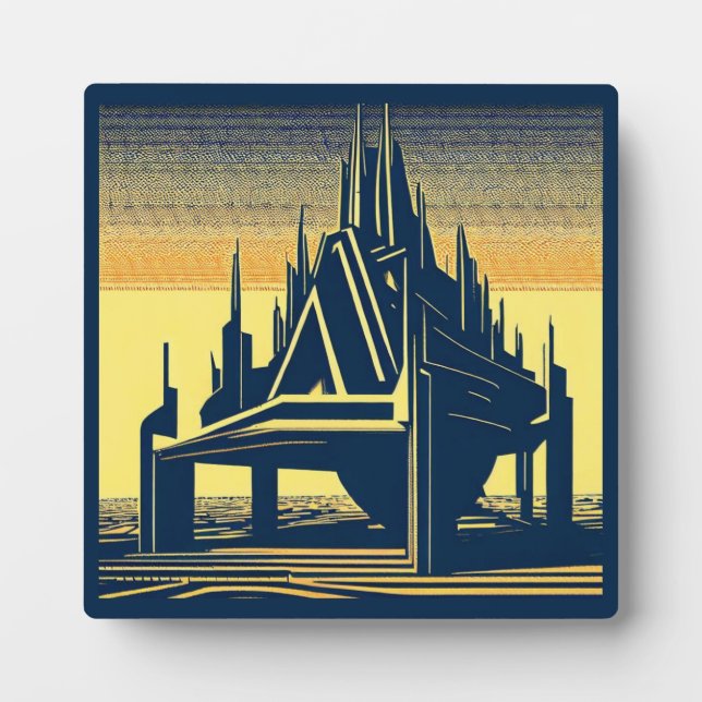 Placa Expositora Iglesia Futurista de SF 2 (Frente)