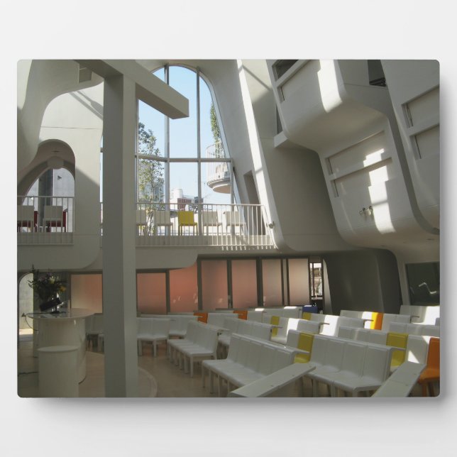 Placa Expositora Iglesia protestante de Harajuku, Tokio, Japón (Frente)