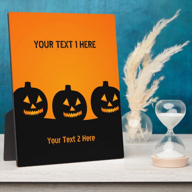 Placa Expositora Ilustracion de Halloween (Lado)