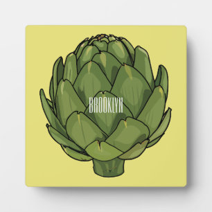 Placa Expositora Ilustracion de personalizado Artichoke
