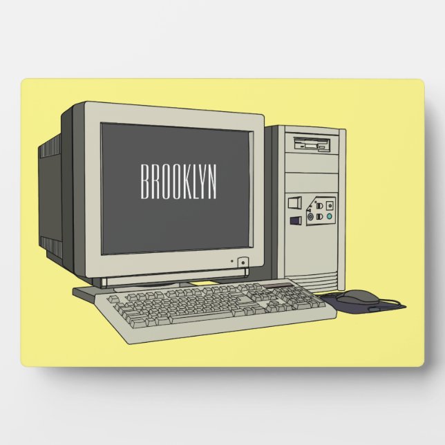 Placa Expositora Ilustracion de personalizado de equipos (Frente)