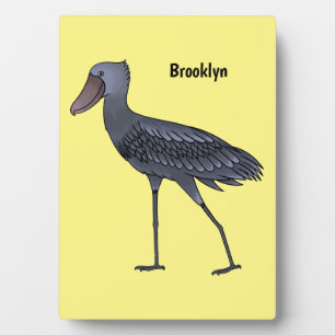 Placa Expositora Ilustracion de personalizado de pájaro Shoebill