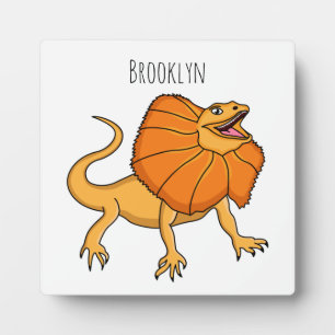 Placa Expositora ilustracion de personalizado naranja