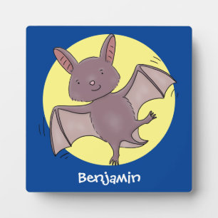 Placa Expositora Ilustracion de personalizado volador de bate de be