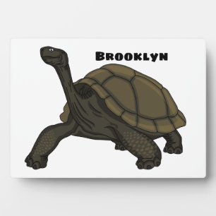 Placa Expositora Ilustracion de tortugas terrestres de Galápagos