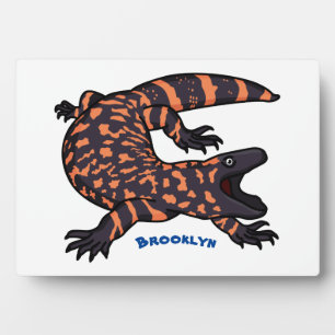 Placa Expositora Ilustracion del personalizado monstruo de la gila 