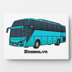 Placa Expositora Ilustracion moderno de personalizado de autobús de