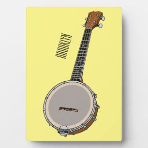 Placa Expositora Ilustracion personalizado Banjo