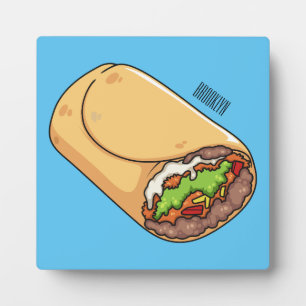 Placa Expositora Ilustracion personalizado Burrito