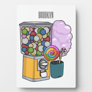 Placa Expositora Ilustracion personalizado Candy