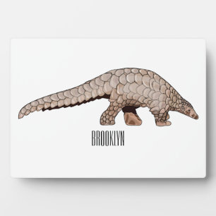 Placa Expositora Ilustracion personalizado de Pangolin