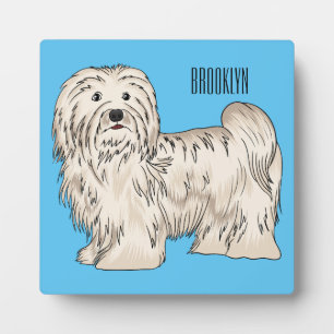 Placa Expositora Ilustracion personalizado de perro de La Habana