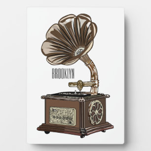 Placa Expositora Ilustracion personalizado girable