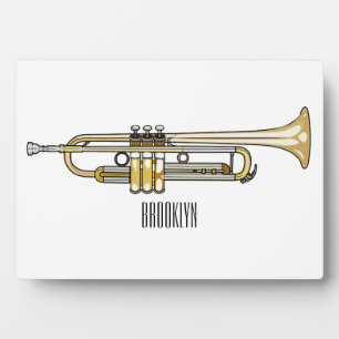 Placa Expositora Ilustracion personalizado Trumpet