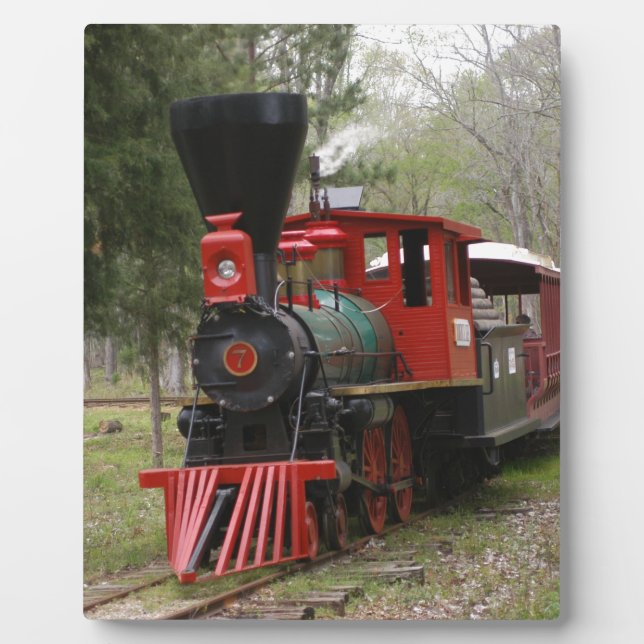 Placa Expositora Imágenes de trenes de locomotoras (Frente)