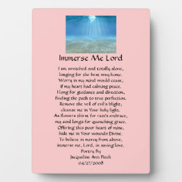 Placa Expositora Immerse Me Lord Plaque