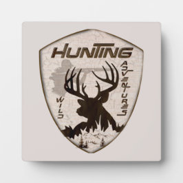 Placa Expositora Impresión acrílica de aventuras de caza