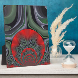 Placa Expositora Impresión artística de Red Aurora