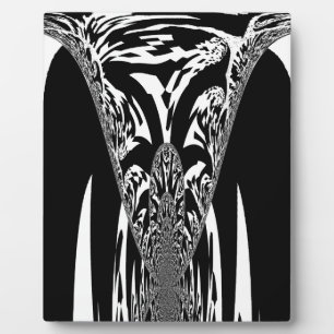 Placa Expositora Impresión de arte abstracto africano