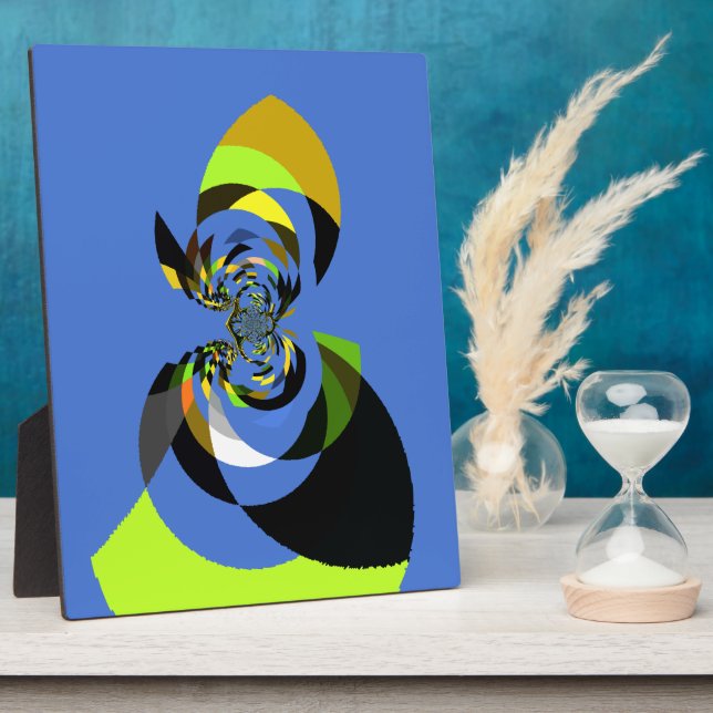 Placa Expositora Impresión de arte de diseño de vectores para mujer (Lado)