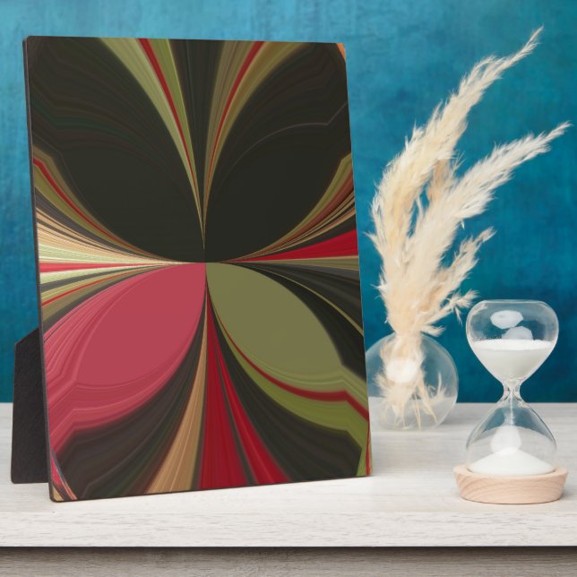 Placa Expositora Impresión de arte Edgy Earth Kaleidoscope (Lado)