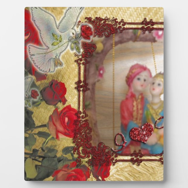 Placa Expositora Impresión de Arte Gráfico de Retrato de Muñeca de  (Frente)