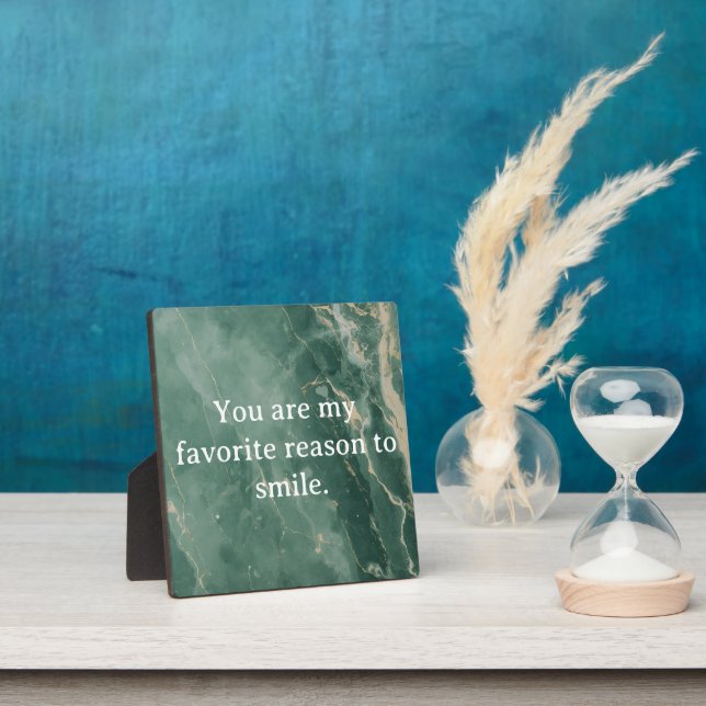 Placa Expositora Impresión de cotización romántica personalizado -  (in situ)