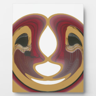 Placa Expositora Impresión del arte tribal de masái