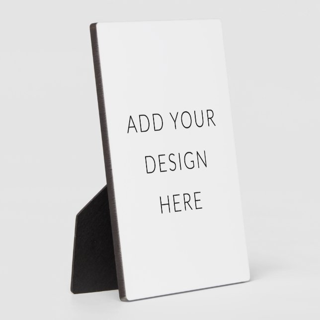 Placa Expositora Impresión vertical de 5" x 7" (Lado)