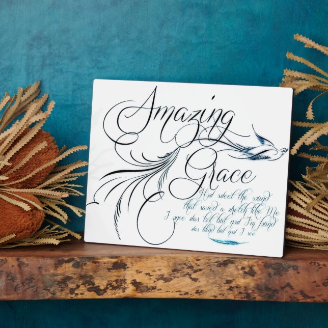 Placa Expositora Impresionante Grace Plaque (Lado)