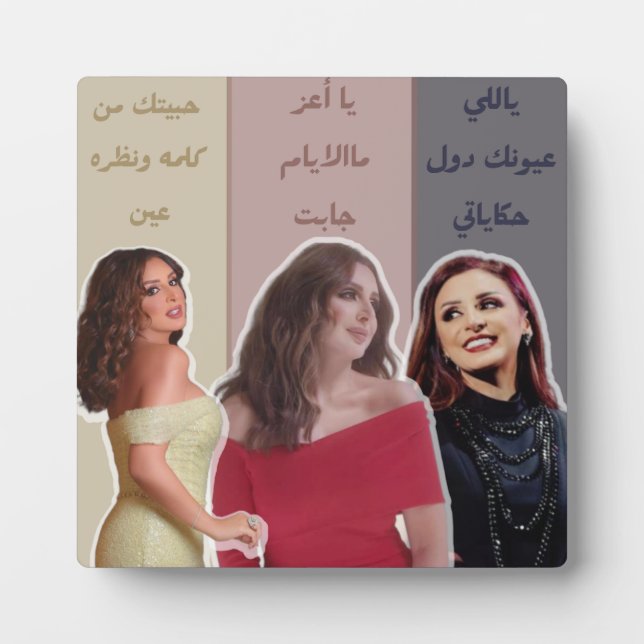 Placa Expositora Impresionante y bonito diseño (Frente)