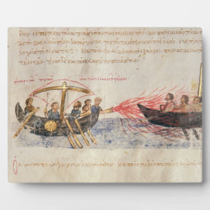 Placa Expositora Incendio griego (vellum)