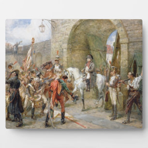 Placa Expositora Incidente en la guerra peninsular - Entra Napoleón