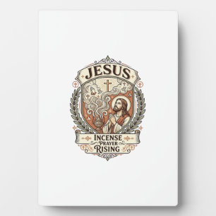 Placa Expositora Incienso de Jesús Oración Ascendente Incienso de J