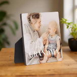 Placa Expositora Increíble abuela desde 20XX simple foto elegante<br><div class="desc">Este diseño simple y moderno se compone de tipografía de la cadena y cursiva y añade una foto personalizado</div>