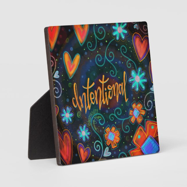 Placa Expositora Inespiritualidad de la Bonito motivacional a nivel (Anverso)