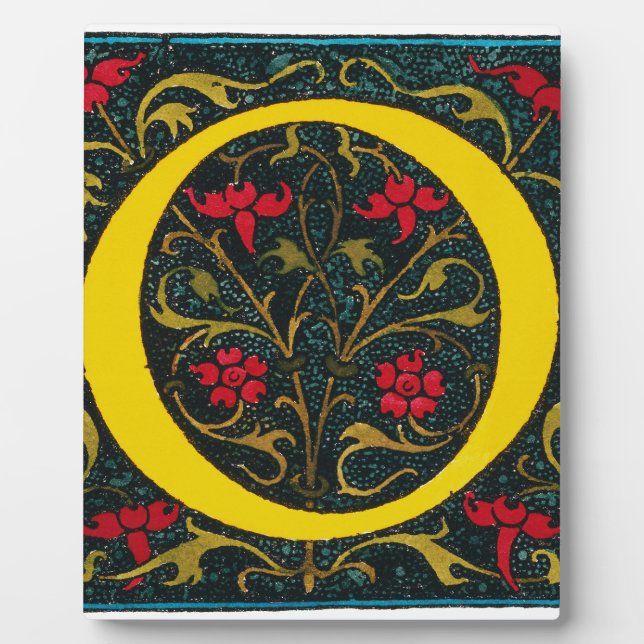 PLACA EXPOSITORA INICIAL O, 1520. (Frente)