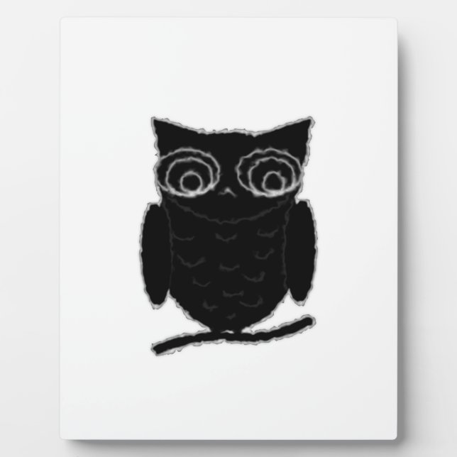 Placa Expositora Inkblot Owl (Frente)