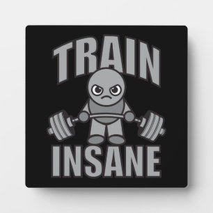 Placa Expositora INSANE DE TREN - Motivación de anime de Personaliz