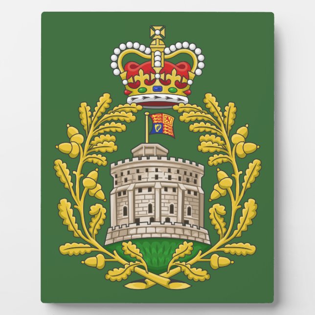 Placa Expositora Insignia de la casa de Windsor (Frente)