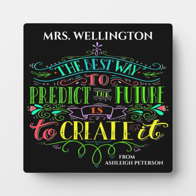 Placa Expositora Inspiración y motivación (Frente)