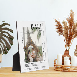 Placa Expositora Instantánea fotográfica Moderno estilo de viaje