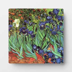 Placa Expositora Irises de Van Gogh Bella Artes Photo Plaque